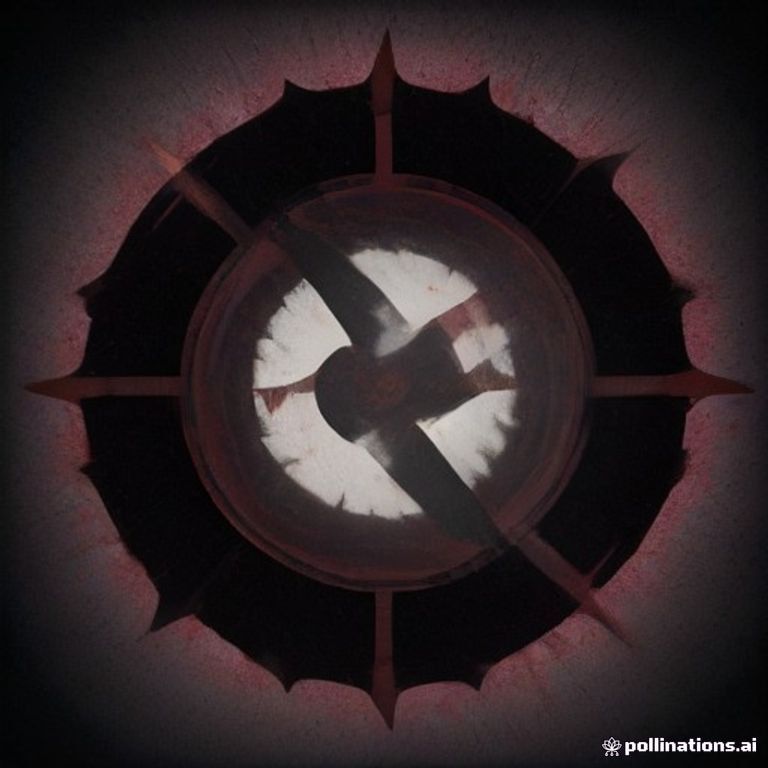 ninja saw symbol mysterious